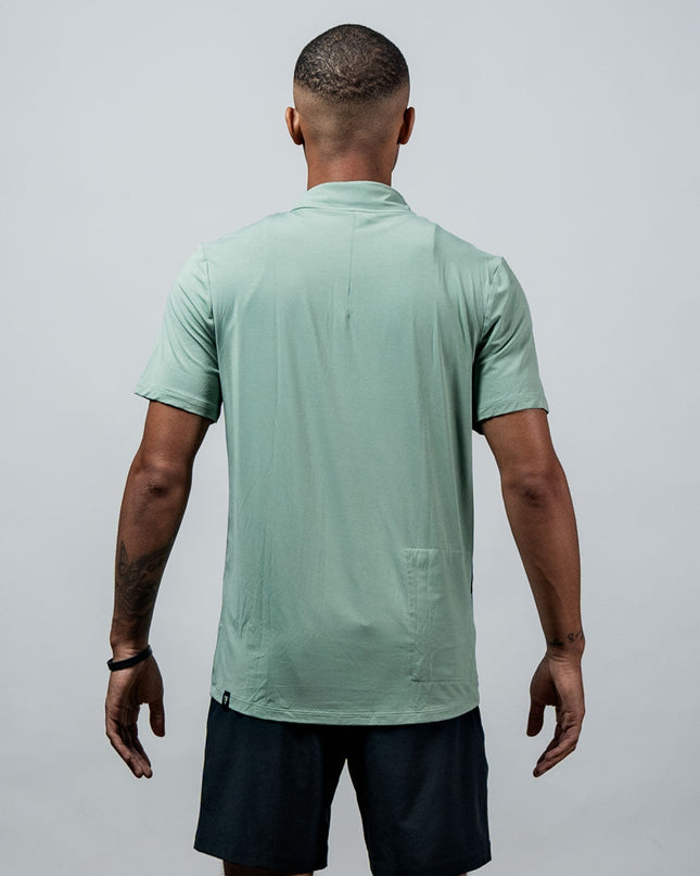 Men's Terra Recovery Polo (Low Light Olive)