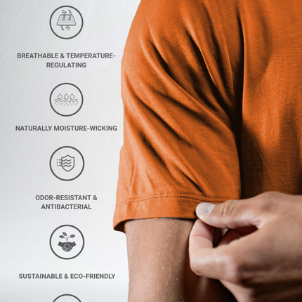 Men's Terra Recovery Polo (Sunfire Clay)