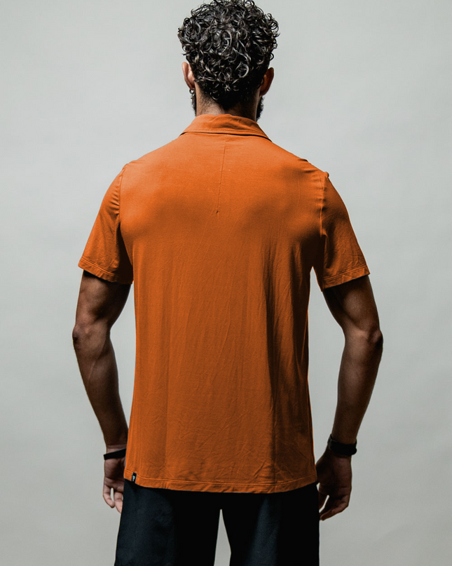 Men's Terra Recovery Polo (Sunfire Clay)