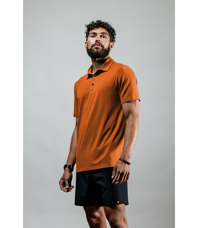 Men's Terra Recovery Polo (Sunfire Clay)