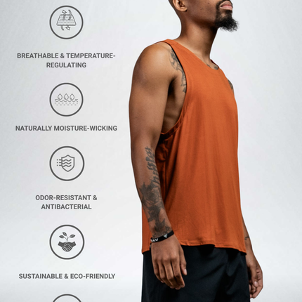 Men's Terra Recovery Tank (Sunfire Clay)
