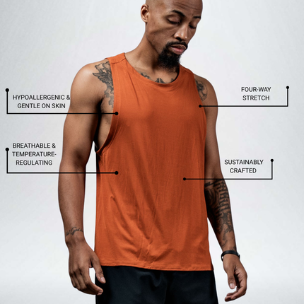 Men's Terra Recovery Tank (Sunfire Clay)