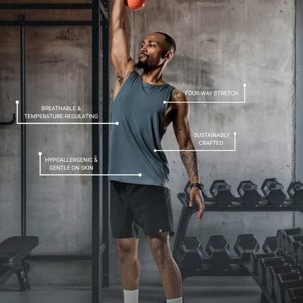 Men's Terra Recovery Tank (Ash Gray)