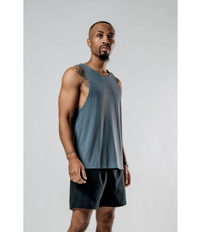 Men's Terra Recovery Tank (Ash Gray)