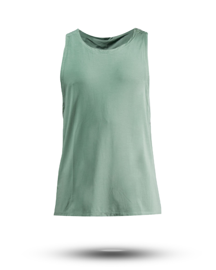 Men's Terra Recovery Tank (Low Light Olive)
