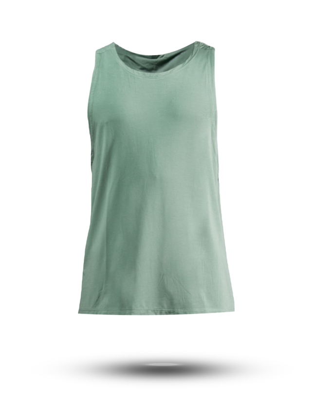 Men's Terra Recovery Tank (Low Light Olive)