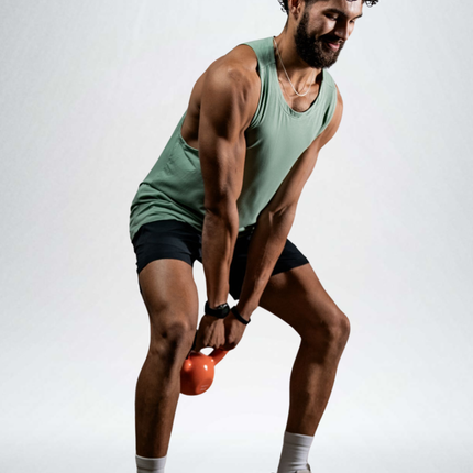 Men's Terra Recovery Tank (Low Light Olive)