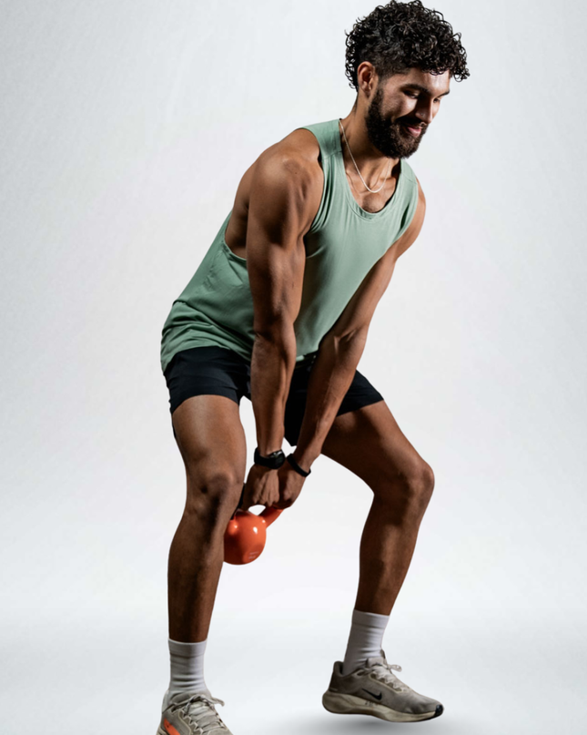 Men's Terra Recovery Tank (Low Light Olive)