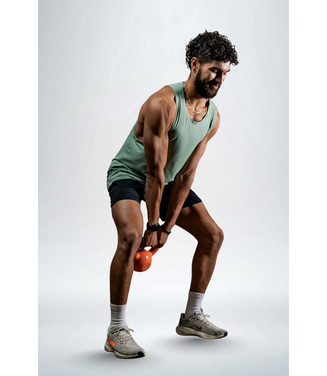 Men's Terra Recovery Tank (Low Light Olive)