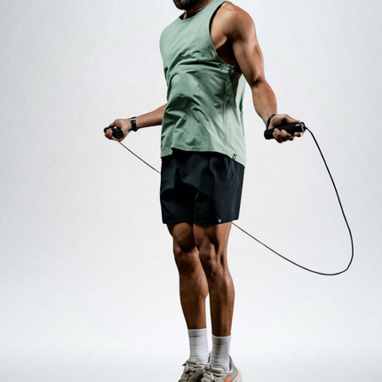 Men's Terra Recovery Tank (Low Light Olive)
