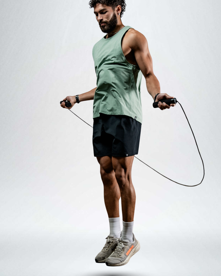 Men's Terra Recovery Tank (Low Light Olive)