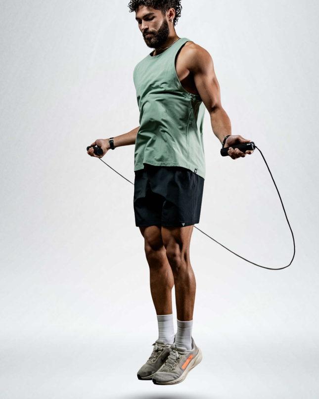 Men's Terra Recovery Tank (Low Light Olive)