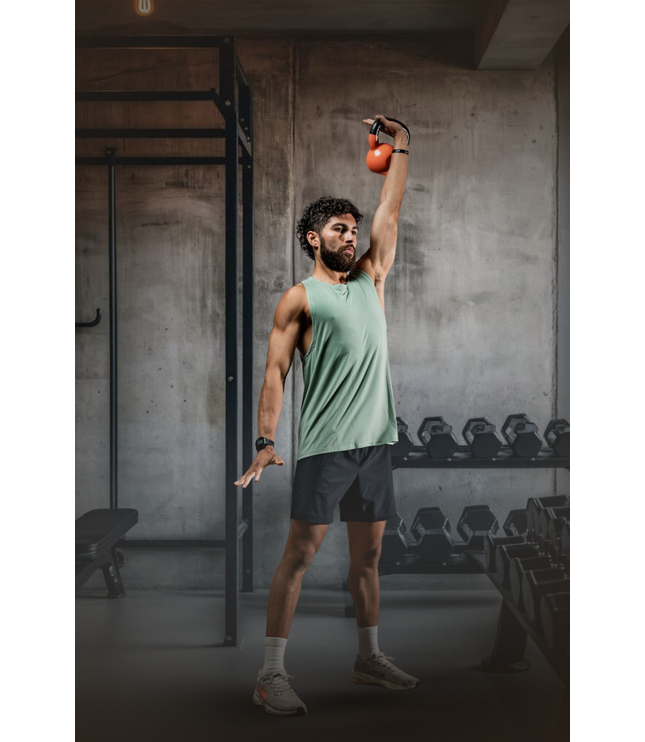Men's Terra Recovery Tank (Low Light Olive)