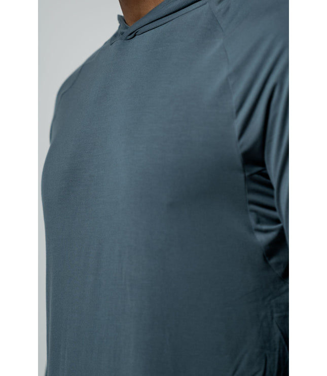 Men's Terra Recovery Element Hoodie Shirt (Ash Gray)