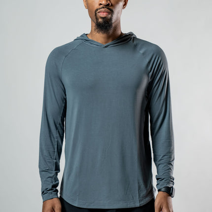 Men's Terra Recovery Element Hoodie Shirt (Ash Gray)