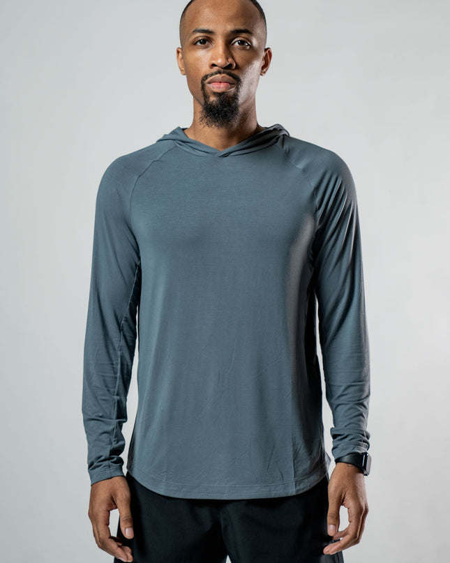 Men's Terra Recovery Element Hoodie Shirt (Ash Gray)