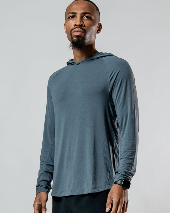 Men's Terra Recovery Element Hoodie Shirt (Ash Gray)