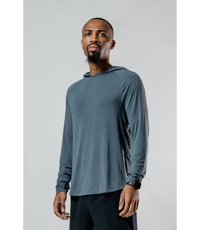 Men's Terra Recovery Element Hoodie Shirt (Ash Gray)