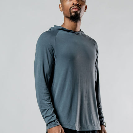 Men's Terra Recovery Element Hoodie Shirt (Ash Gray)