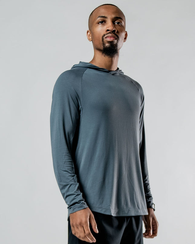Men's Terra Recovery Element Hoodie Shirt (Ash Gray)