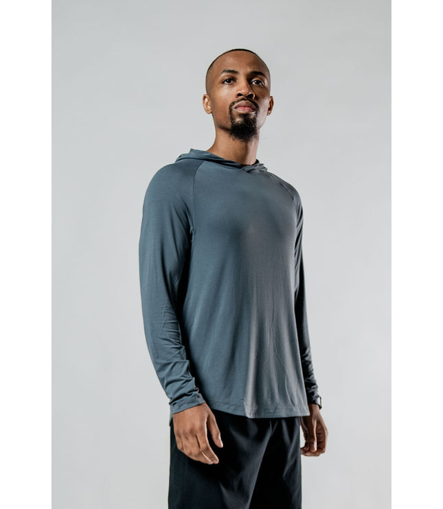 Men's Terra Recovery Element Hoodie Shirt (Ash Gray)