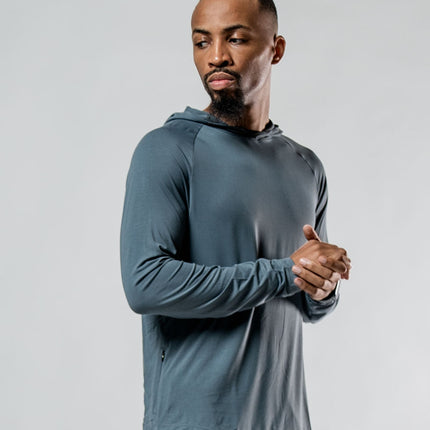 Men's Terra Recovery Element Hoodie Shirt (Ash Gray)