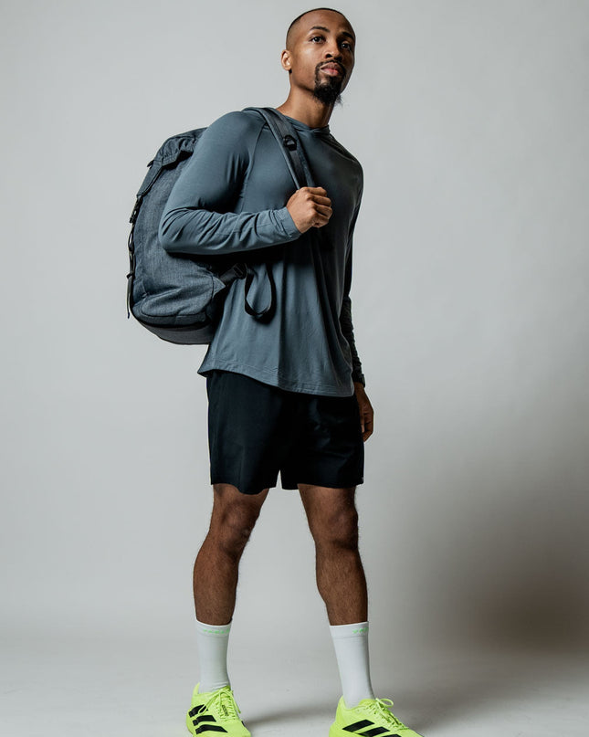 Men's Terra Recovery Element Hoodie Shirt (Ash Gray)