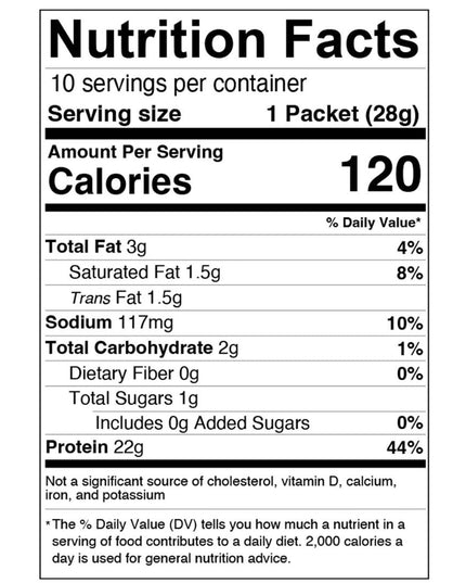 Muscle Boosters White Cheddar Box - Organic Grass-Fed Whey Protein Isolate (10 Single Serve Packs)