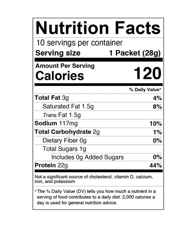 Muscle Boosters White Cheddar Box - Organic Grass-Fed Whey Protein Isolate (10 Single Serve Packs)