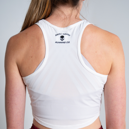 SYNERGY CROP TOP - WHITE