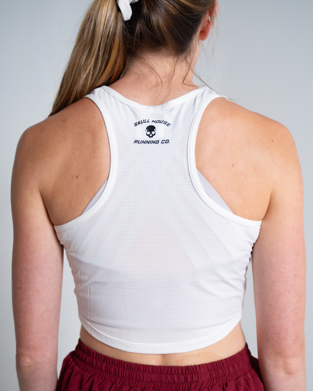 SYNERGY CROP TOP - WHITE