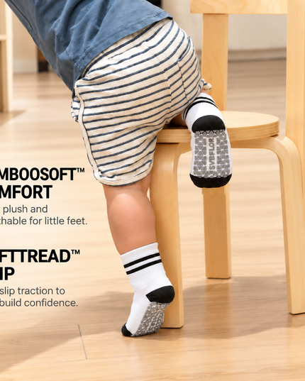 Kids Stay-Up Grip Socks