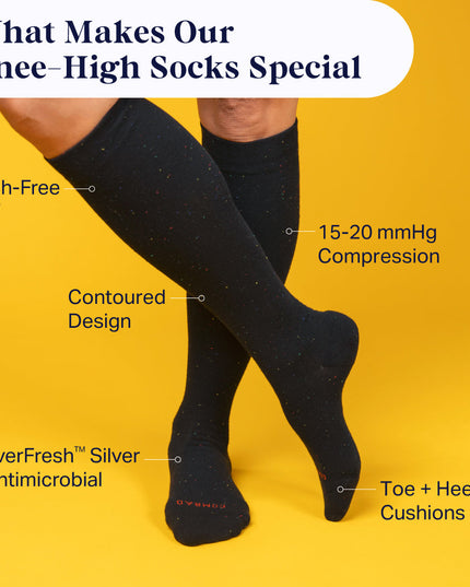 Recycled Cotton Compression Socks