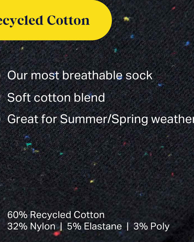Recycled Cotton Compression Socks