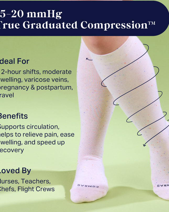 Recycled Cotton Compression Socks
