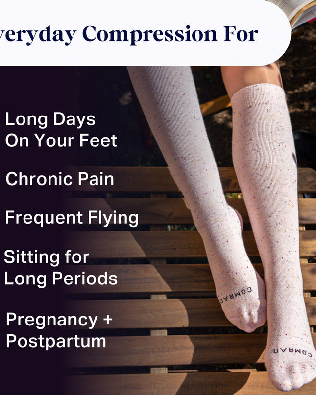 Recycled Cotton Compression Socks
