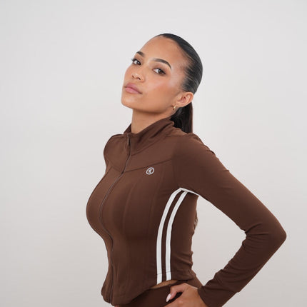 I Am Motivated Brown Jacket