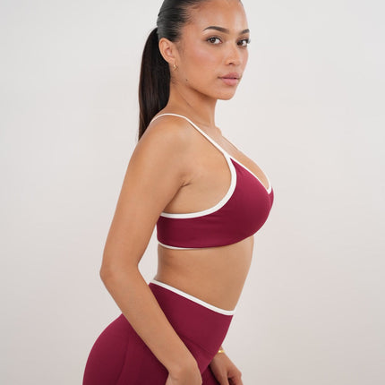 Passion is Power Red Sports Bra