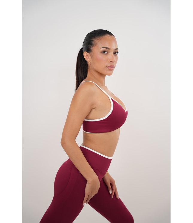 Passion is Power Red Sports Bra