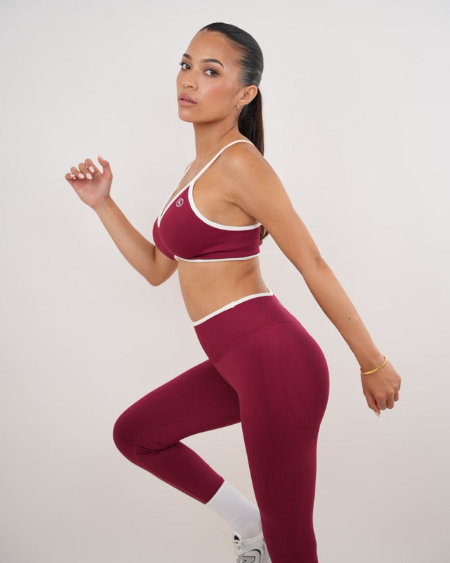 Passion is Power Red Sports Bra