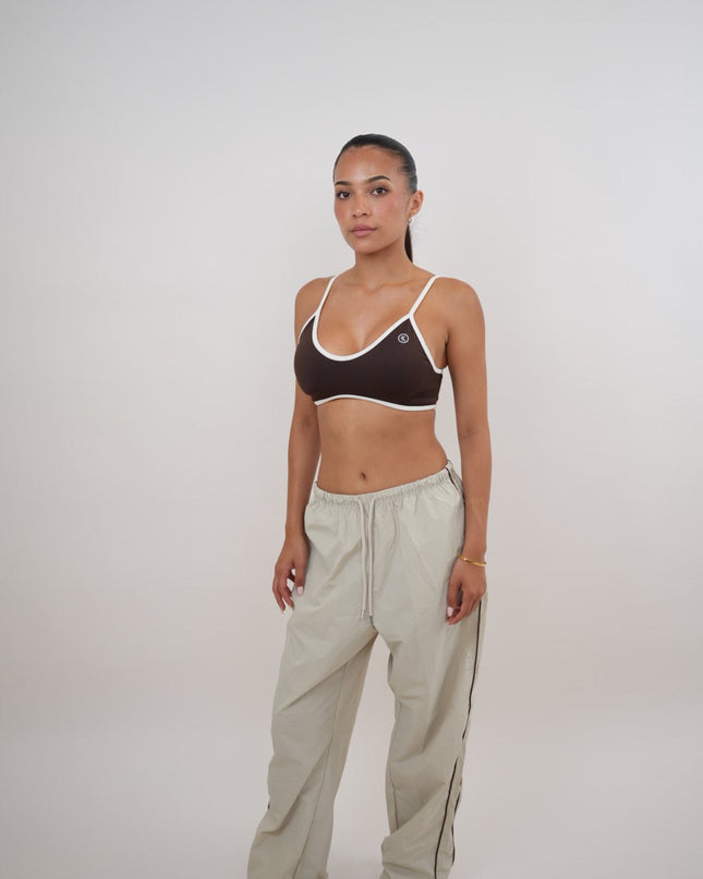 I Accept Change with Grace Beige Versatile Relaxed Fit Pant