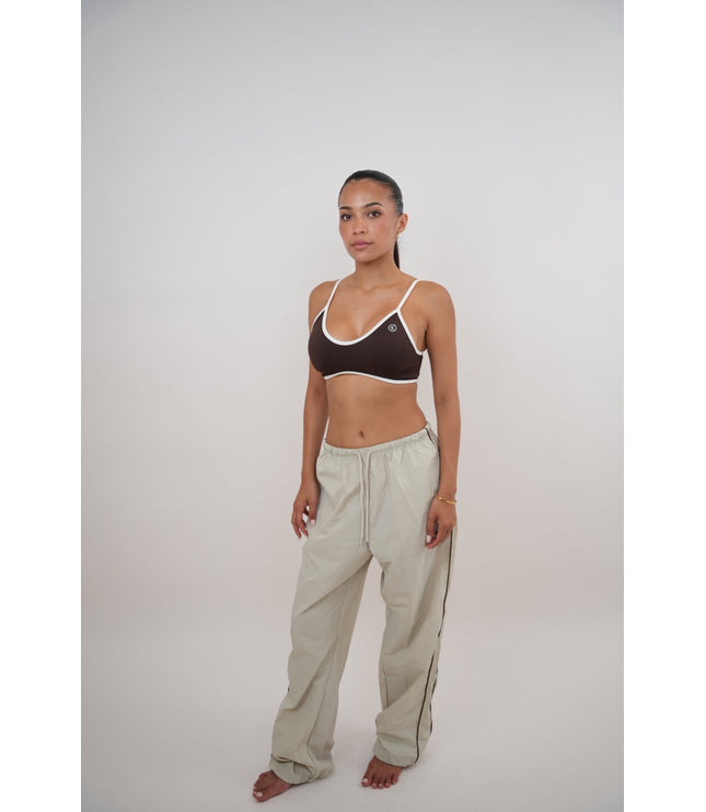 I Accept Change with Grace Beige Versatile Relaxed Fit Pant
