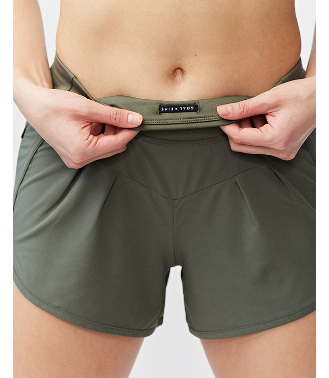 Sheva Women's High Rise Running Shorts