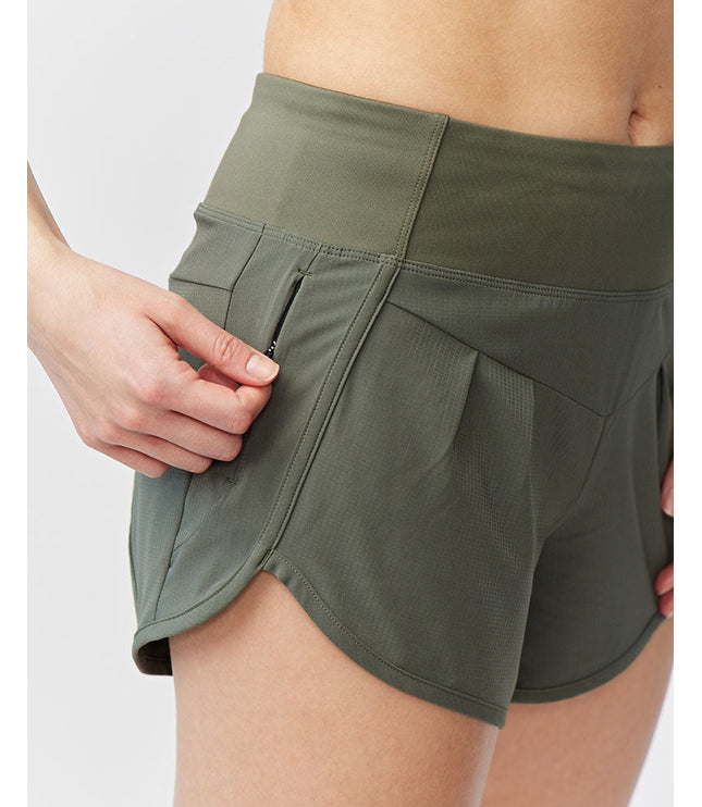 Sheva Women's High Rise Running Shorts