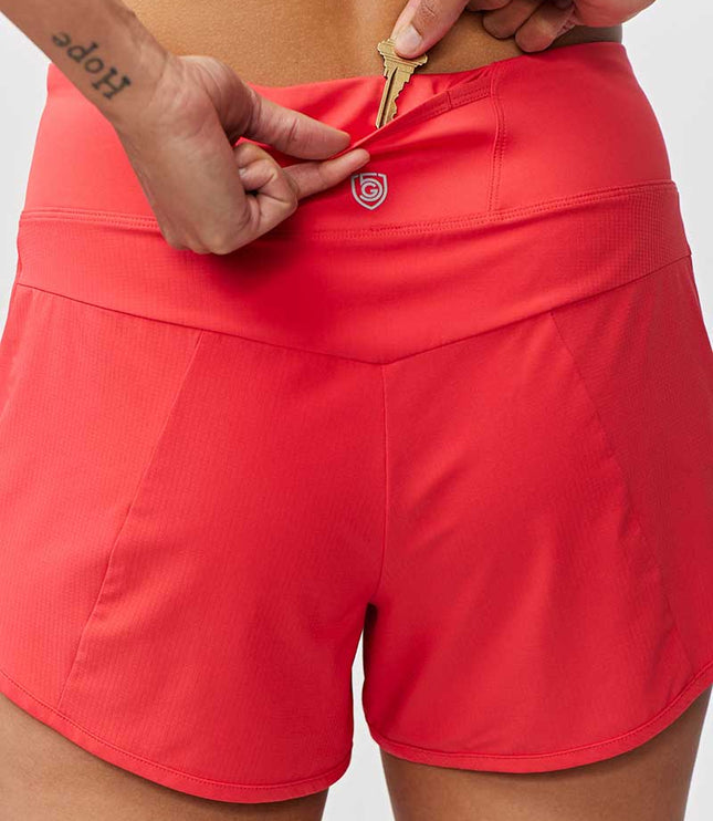 Sheva Women's High Rise Running Shorts