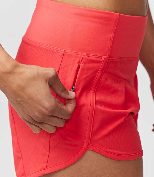 Sheva Women's High Rise Running Shorts