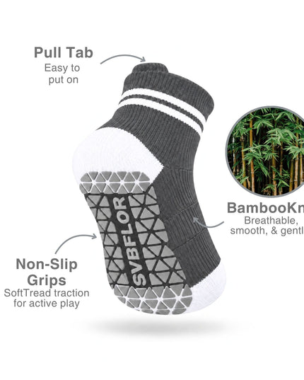 Kids Stay-Up Grip Socks