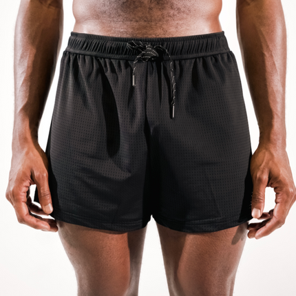 NORO 3" SPLIT SHORTS - BLACK