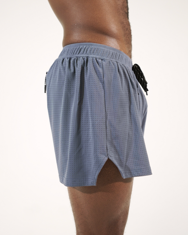 NORO 3" SPLIT SHORTS - STONE
