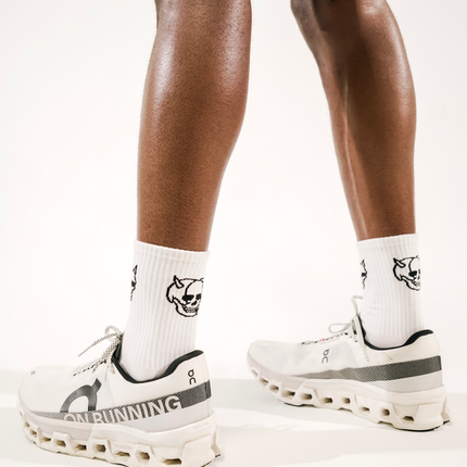 DOUBLE TROUBLE SOCKS - WHITE